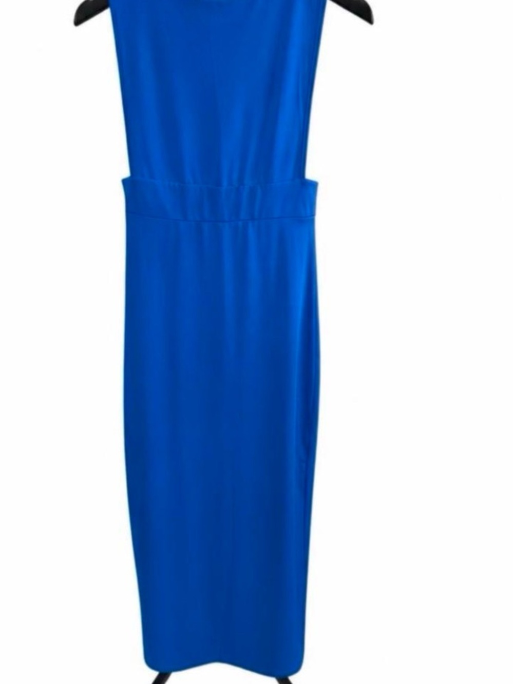 SHEIN Sleeveless Cobalt Blue Maxi Dress